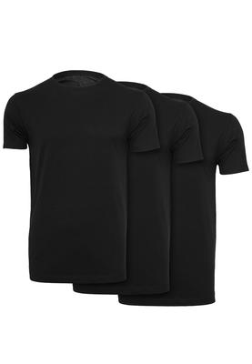 Light T-Shirt Round Neck 3-Pack black2 S