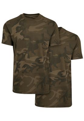 Camo Round Neck Tee 2-Pack darkcamo 3XL