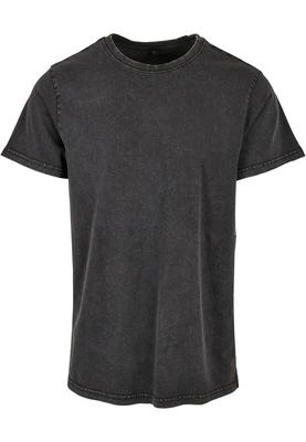 Acid Washed Round Neck Tee