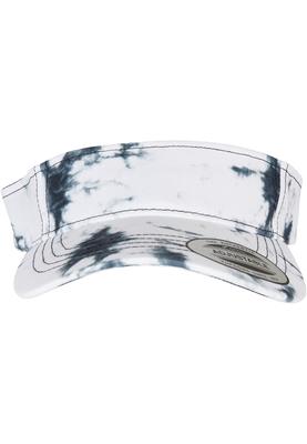 Batik Dye Curved Visor Cap black/white one size