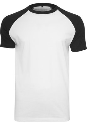 Raglan Contrast Tee 3-Pack wht/blk 3XL