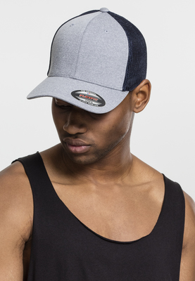 Flexfit Melange Mesh heather/black one size