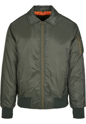 Collar Bomber Jacket dark olive XL