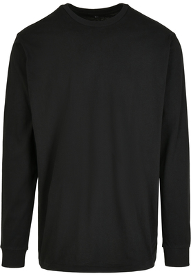 Organic Longsleeve with Cuffrib black L