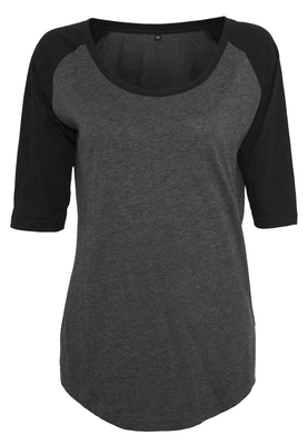 Ladies 3/4 Contrast Raglan Tee