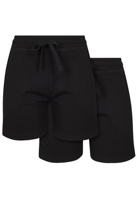Ladies Terry Shorts 2-Pack heather grey S