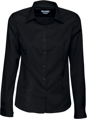 Non-iron blouse long-sleeve