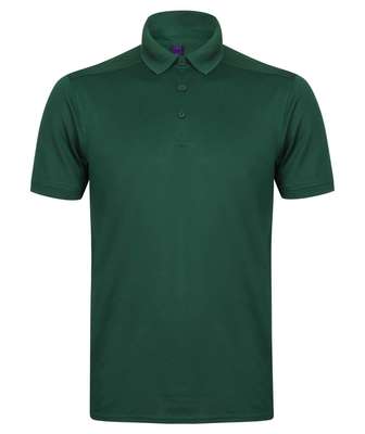 MEN'S' SLIM FIT STRETCH POLO SHIRT + WICKING FINISH