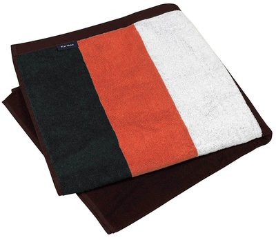 VELOUR STRIPED BEACH TOWEL