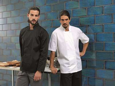 SHORT SLEEVE CHEFS JACKET