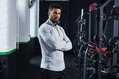 COOL FLEX 1/2 ZIP TOP