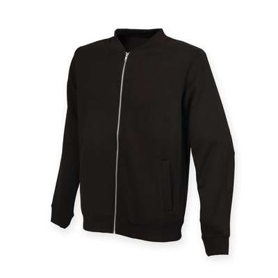 Unisex Bomber Zip-Through Sweat
