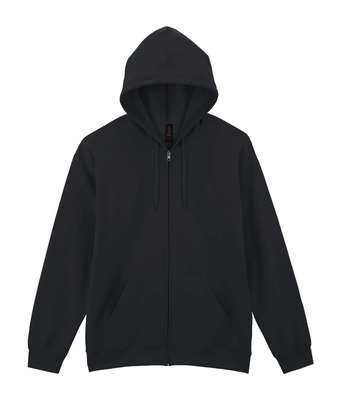SOFTSTYLE® MIDWEIGHT FLEECE ADULT FULL ZIP HOODED SWEATSHIRT