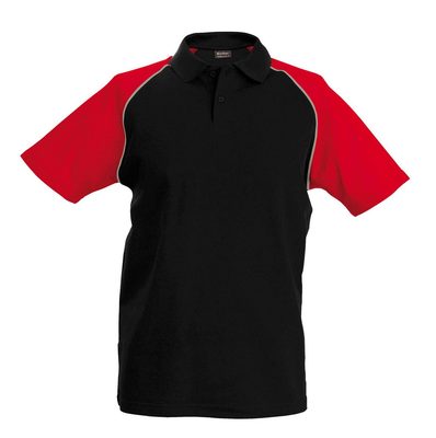 POLO BASE BALL - CONTRAST POLO SHIRT