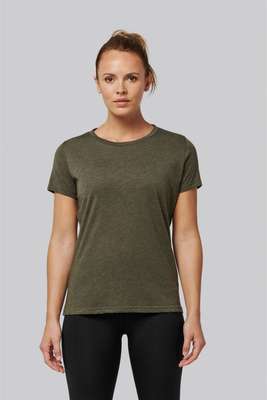 LADIES' TRIBLEND ROUND NECK SPORTS T-SHIRT