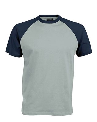 Kariban Mens Short Sleeve Baseball T-Shirt 