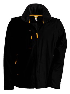 SCORE - CONTRAST DETACHABLE SLEEVE BLOUSON JACKET