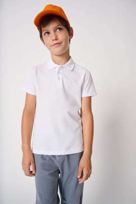 KIDS' PIQUE POLO SHIRT
