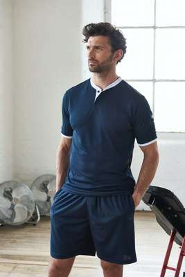 COOL STAND COLLAR SPORTS POLO