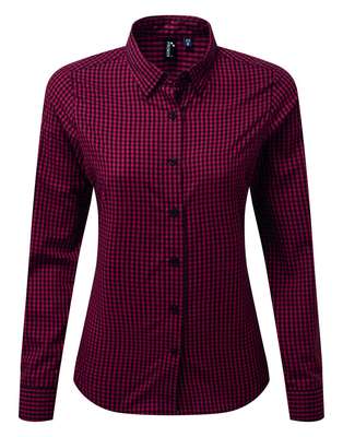 'MAXTON' CHECK - WOMEN'S LONG SLEEVE SHIRT