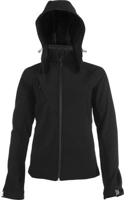 LADIES' HOODED SOFTSHELL JACKET