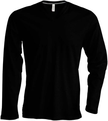 MEN’S LONG SLEEVE V-NECK T-SHIRT