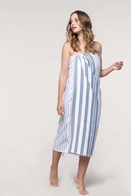 STRIPED FRINGED FOUTA