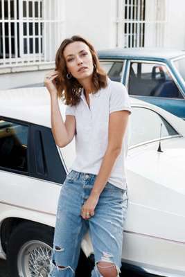 LADIES' VINTAGE SHORT SLEEVE POLO SHIRT