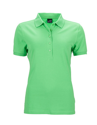 Ladies` Elastic Polo Piqué
