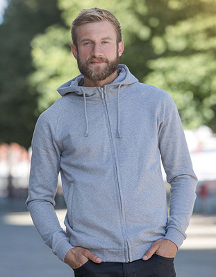 Unisex Hoodie with Hidden Zip