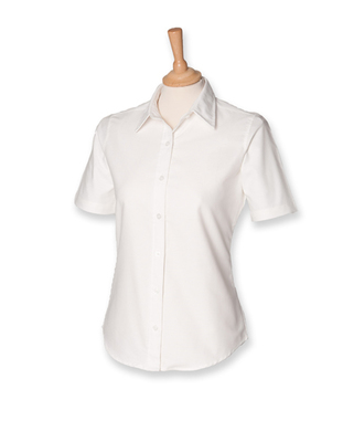 Ladies Classic Short Sleeved Oxford Shirt