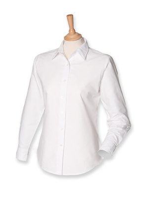 Ladies Classic Long Sleeved Oxford Shirt