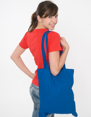 Cotton bag, long handles