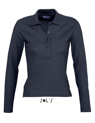 Ladies Longlseeve Polo Podium