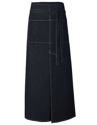 Jeans Frans Apron With Overlapping Slit