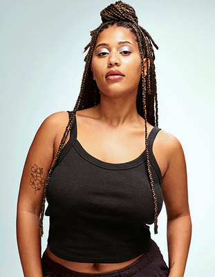 Women`s Micro Rib Spaghetti Strap Tank