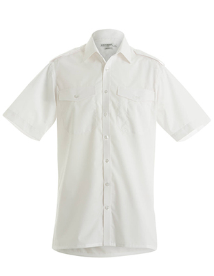 Mens Pilot Shirt Short Sleeved
