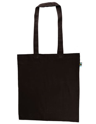 Cotton Bag, Fairtrade-Cotton, natural, long handles