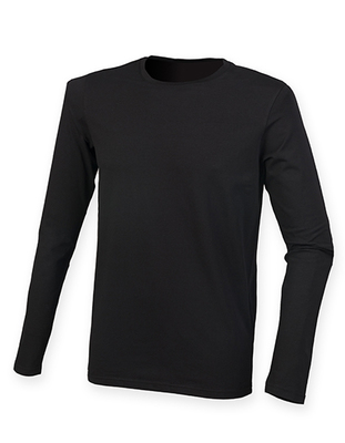 Mens Feel Good Long Sleeves Stretch T