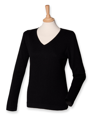 Ladies Lightweight V Neck Jumper