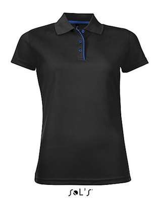 Womens Sports Polo Shirt Performer