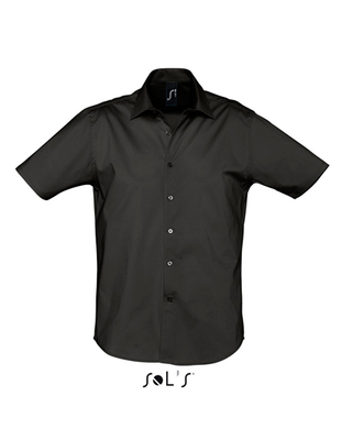 Mens Stretch-Shirt Broadway Shortsleeve
