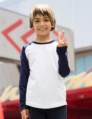 Kids Long Sleeved Baseball T