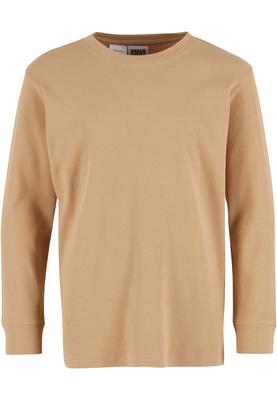 Boys Organic Boxy Rib Longsleeve 2-Pack unionbeige/black 110/116