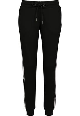 Ladies College Contrast Sweatpants black/white/black 3XL
