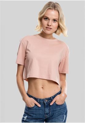 Ladies Short Oversized Tee 2-Pack black+white L