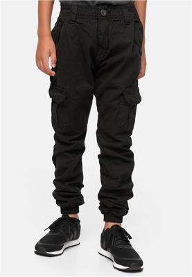 Boys Cargo Jogging Pants black 110/116