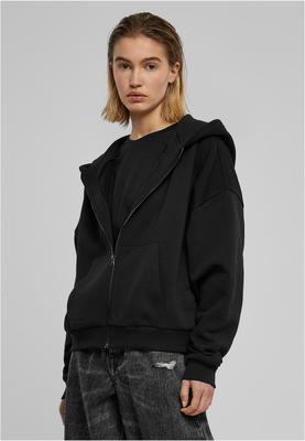 Ladies Boxy Zip Hoody black 3XL