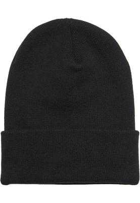 Heavyweight Organic Long Beanie black one size