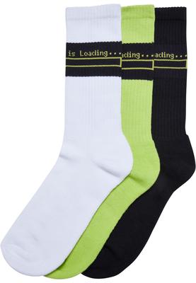 Loading Socks 3-Pack white/black/frozenyellow 43-46